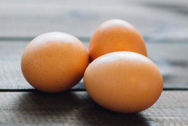 Protein can be found in eggs